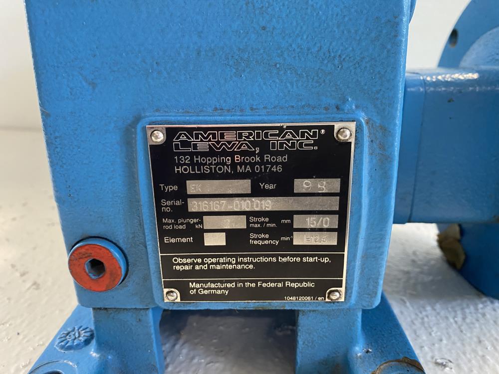 American Lewa EK-1 Diaphragm Metering Pump